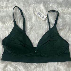 NWT Smoothez By Aerie Green Mesh Bralette S